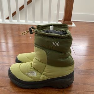 The North Face Booties. Green. Size 9